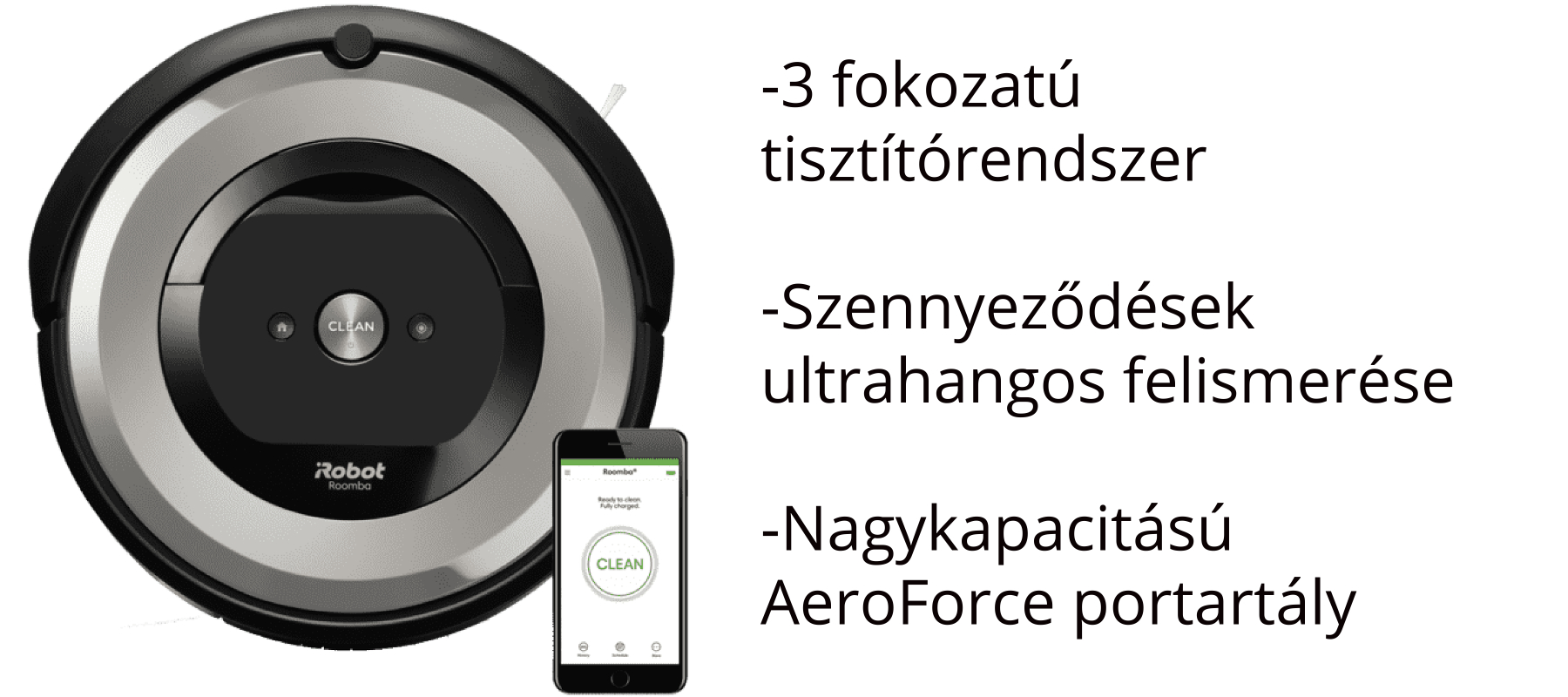 iRobot Roomba e5 Silver robotporszívó
